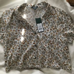 Wild Fable vintage floral crop top